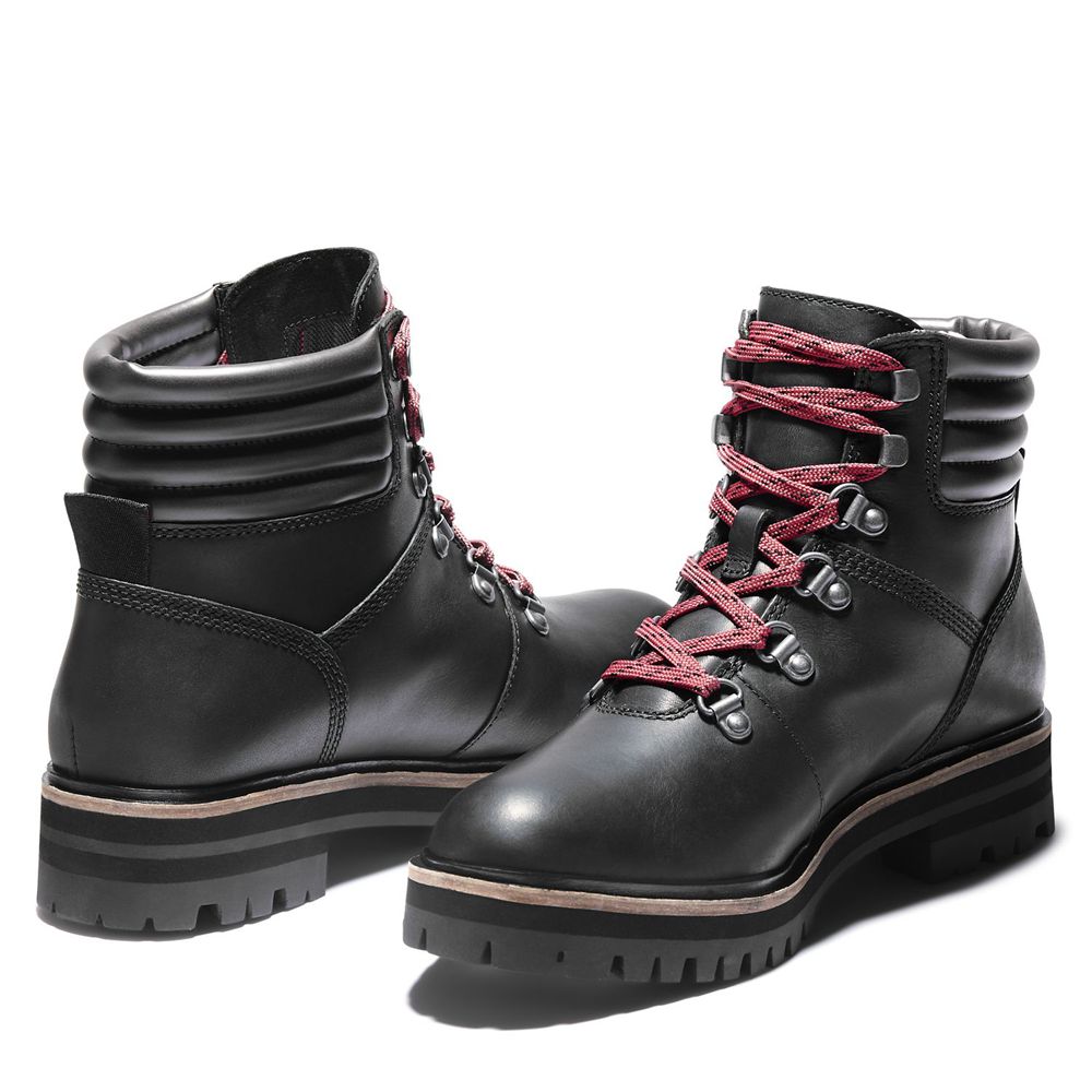 Botas Con Cordones Timberland Mujer London Square Negras - Chile QWY-580941